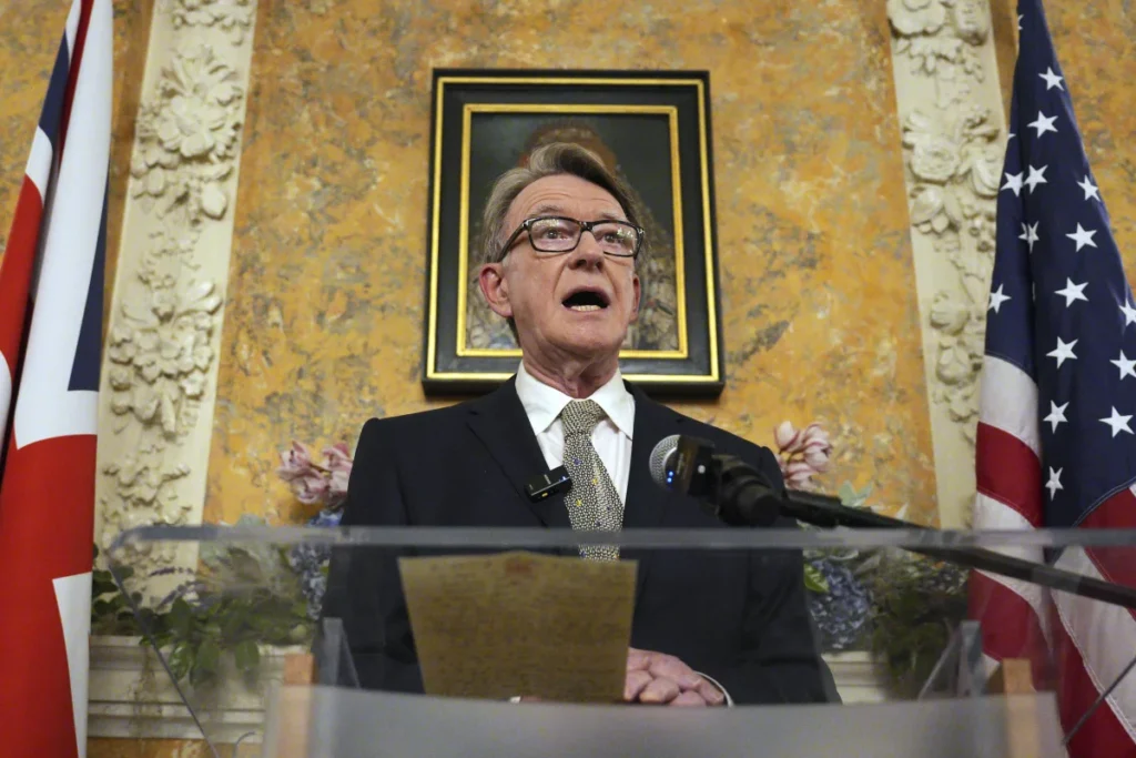 Peter Mandelson: UK fires ambassador to US over links to Epstein