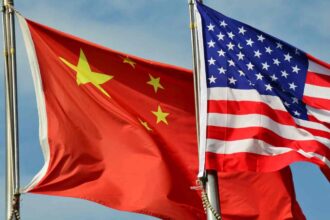 US China Flag 1