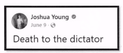 Veteran arrested after allegedly threatening to kill Trump, “raise him from the dead,” and kill him again over LGBT and Immigration Policies 2 threat 2