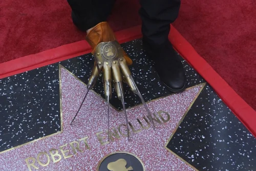 Robert Englund honored with the 2,826th star on the Hollywood Walk of Fame.