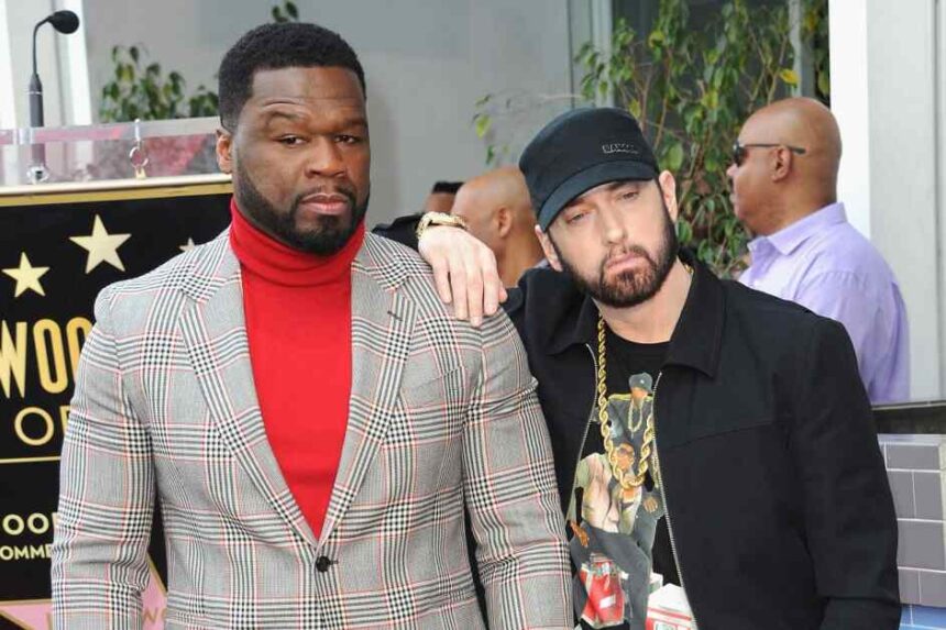 50 Cent Pushes Eminem for New Music on Street Fighter Soundtrack 1 50 cent eminem wof 2020 billboard 1548 1