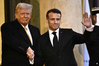 trump macron 1