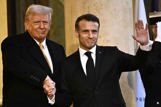 trump macron 1