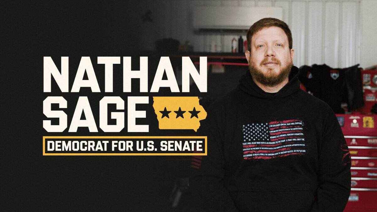 Democrat Nathan Sage Drops Out Of Iowa Senate Race nathan sage