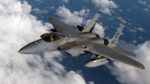 Us military plane f 15 eagle