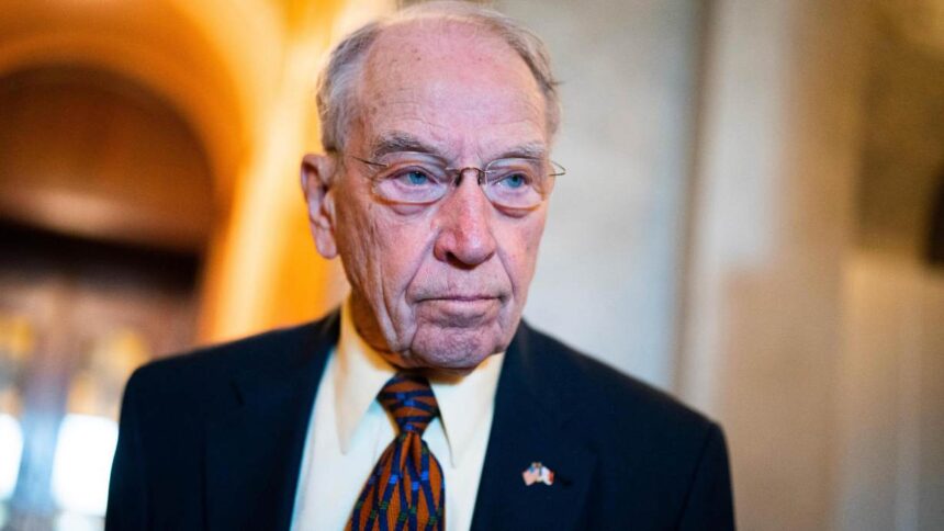 Grassley chuks
