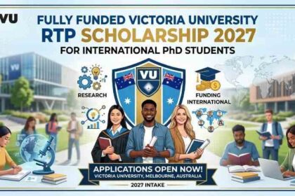 Fully Funded Victoria University RTP Scholarship 2027 for International PhD Students 1