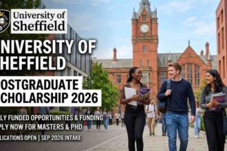 University of Sheffield Postgraduate Scholarship 2026: Get a £3,000 Tuition Fee Discount to Study in the UK 3