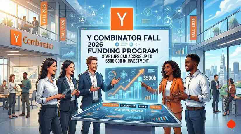 Y Combinator Fall 2026 Funding Program: Startups Can Access Up to $500,000 in Investment