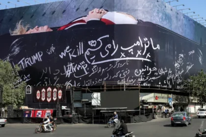 Tehran Billboard Puts President Trump in Coffin as U.S.-Iran Conflict Escalates 1